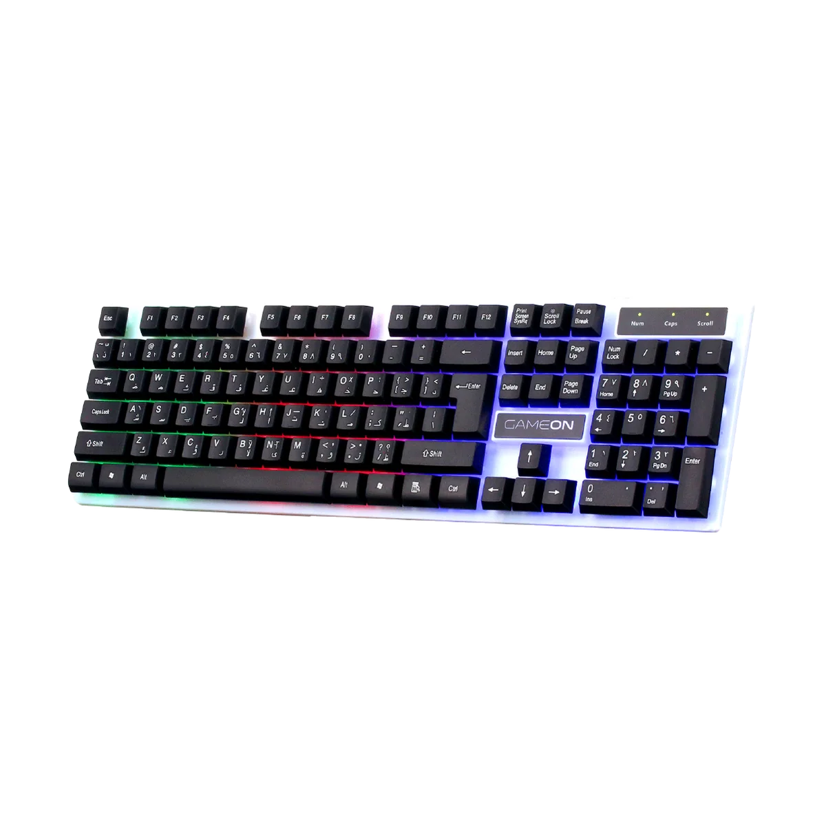 GAMEON DOMINION Series RGB Wired Keyboard & Mouse 2 in 1 Combo - English/Arabic-GO21KM-B