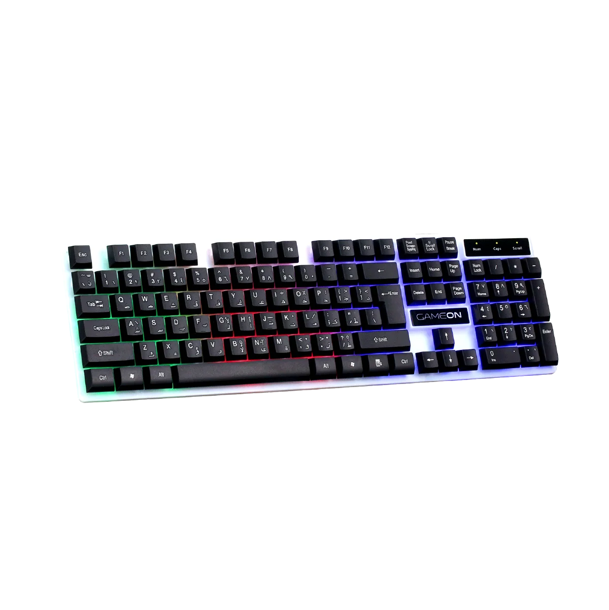 GAMEON DOMINION Series RGB Wired Keyboard & Mouse 2 in 1 Combo - English/Arabic-GO21KM-B