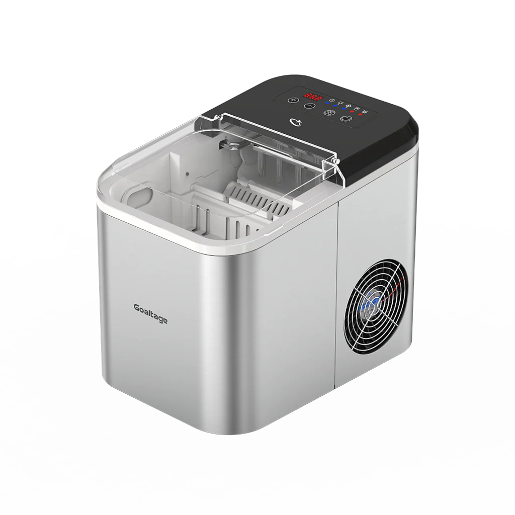 Goaltage ICM01 Quick Freeze Ice Maker with 1.6 L Capacity, Smart Control Panel and Low Energy Consumption Functionality