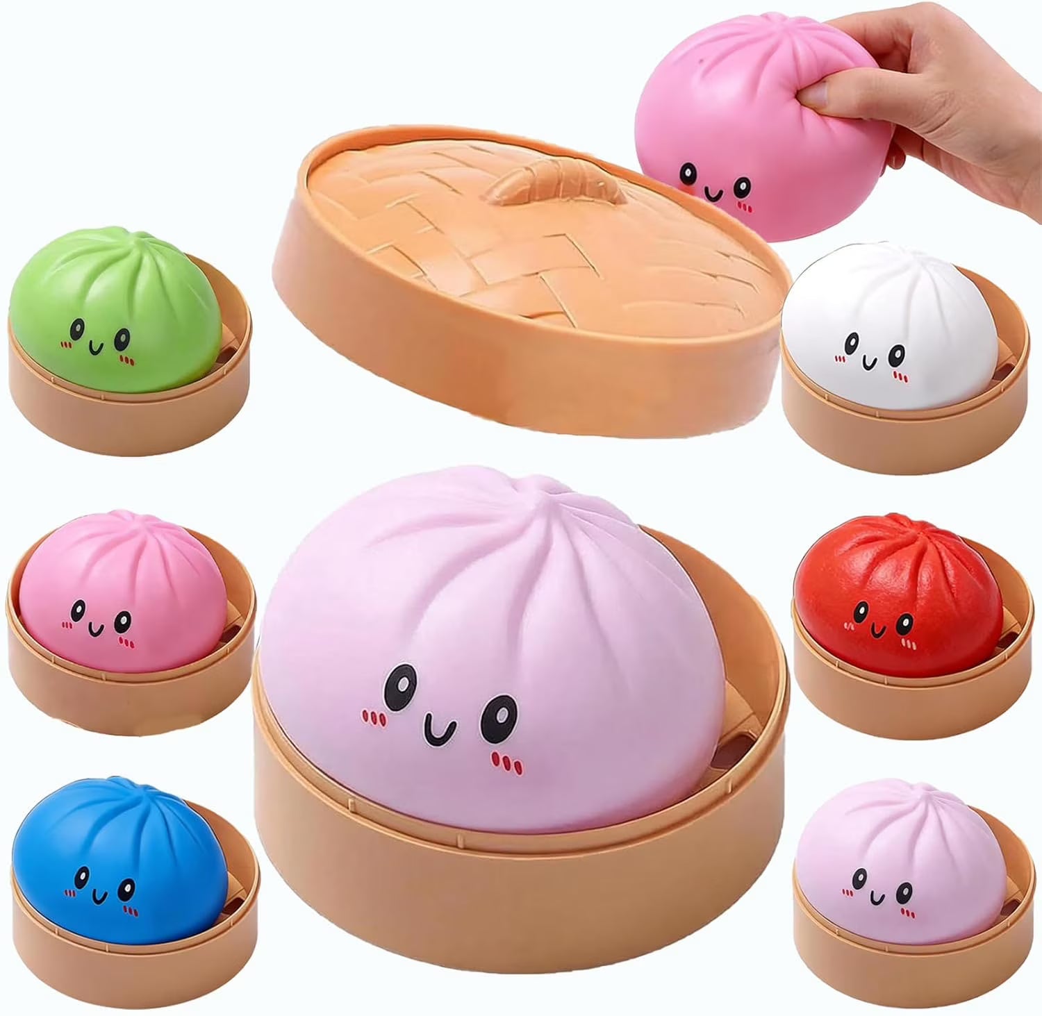 Squishy Bun Rainbow Mystery Sugar Edition - 1 Blind Capsule