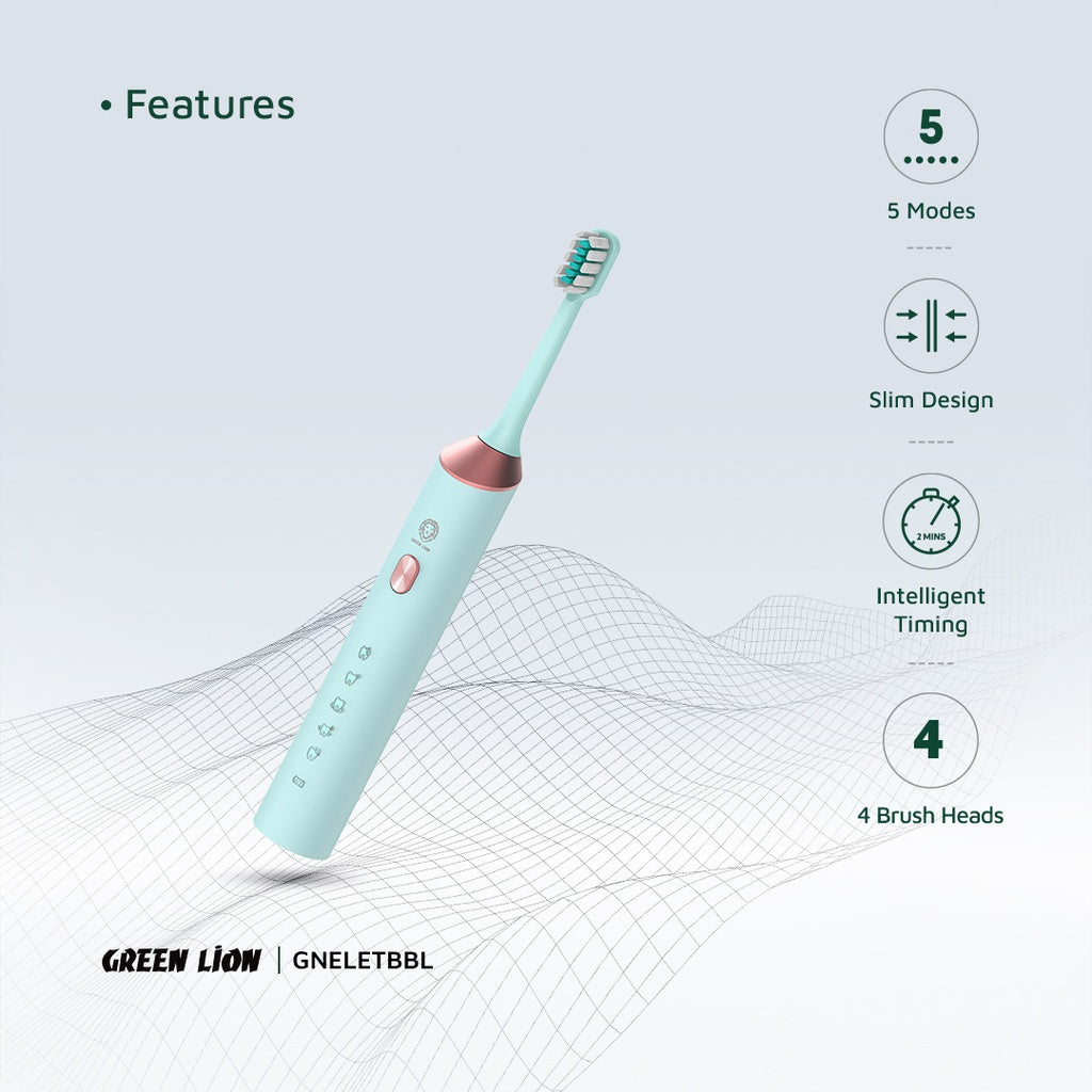 Green Lion Electric Toothbrush BLUE