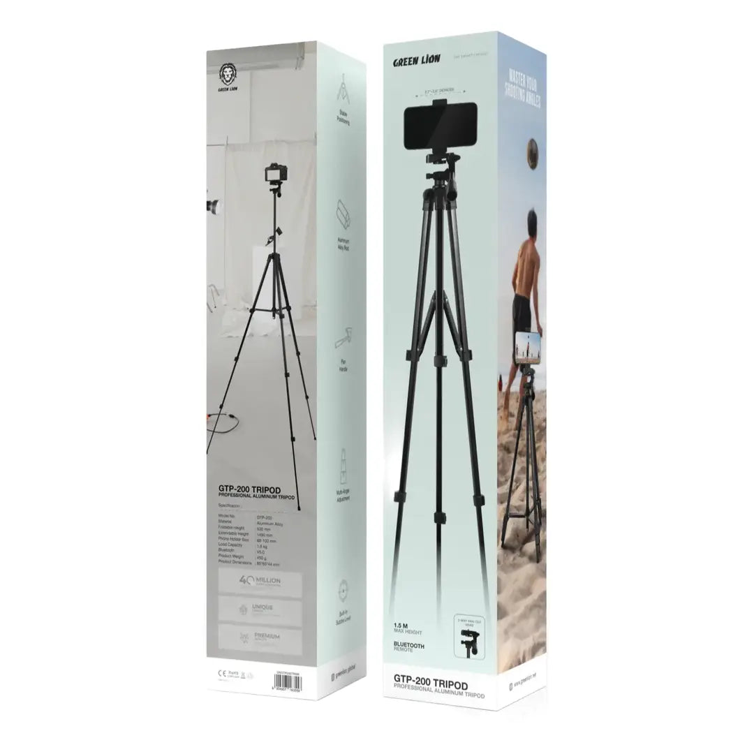 Green Lion GTP-200 Professional Aluminum Tripod