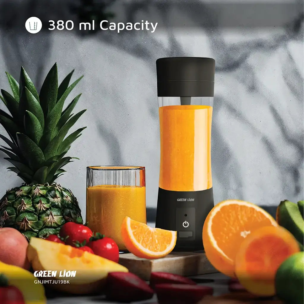 Green Lion Juice Mate Portable Juicer 380mL-Black