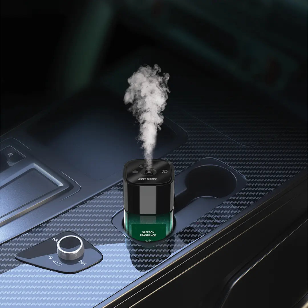 Green Lion Saffron Diffuser Car & Home Fragrance - Green-GNSAFR150GN