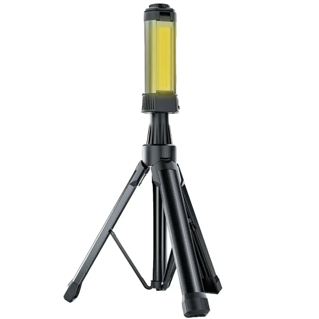 Green Lion Trio Beam Lite Tripod Camping Light - Black