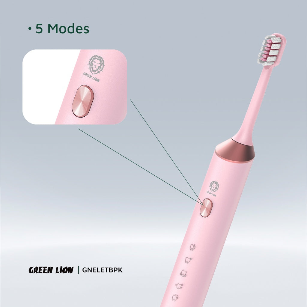 Green Lion Electric Toothbrush Pink