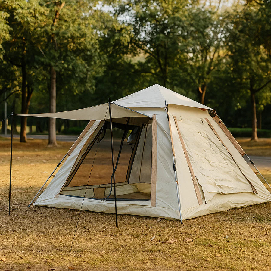 Green Lion GT-6 Camping Tent - Biege