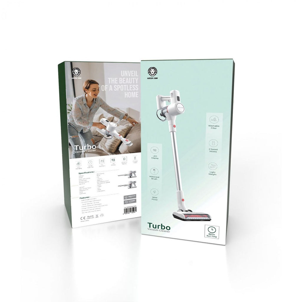 Green Lion Turbo Vacuum Cleaner GN130WCVACWH- White