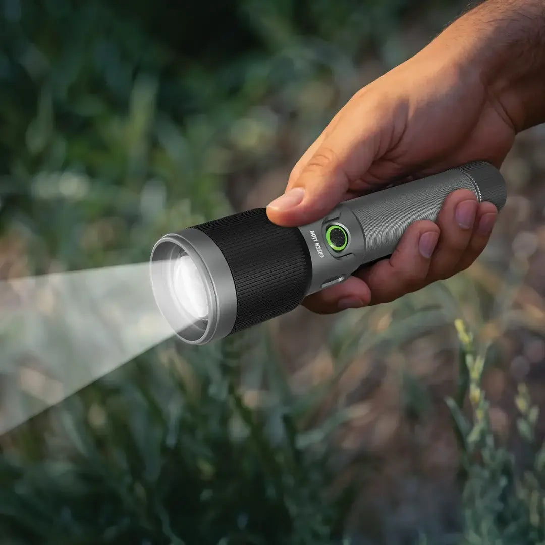 Green Lion Ranger Portable LED Torch - Gray GNRNGRTCHGY