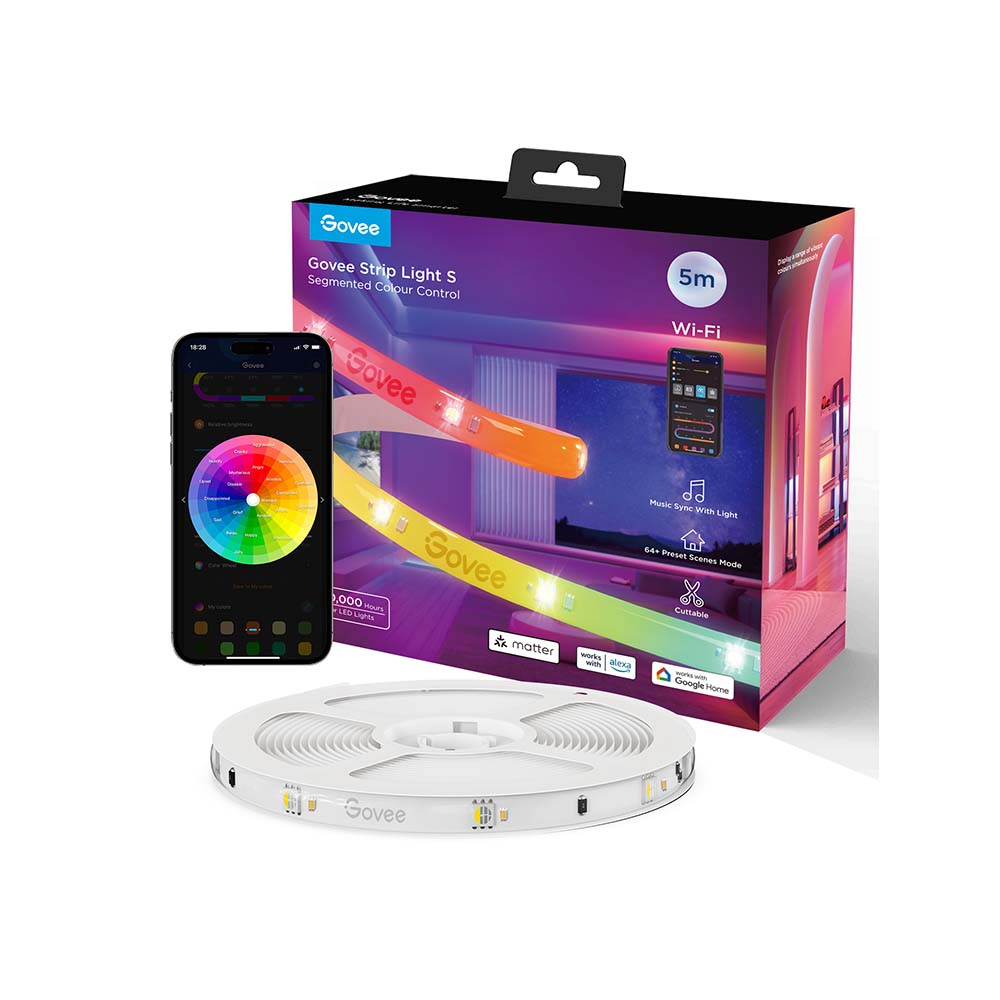 Govee Strip Light S Segmented Colour Control 5m - H612A