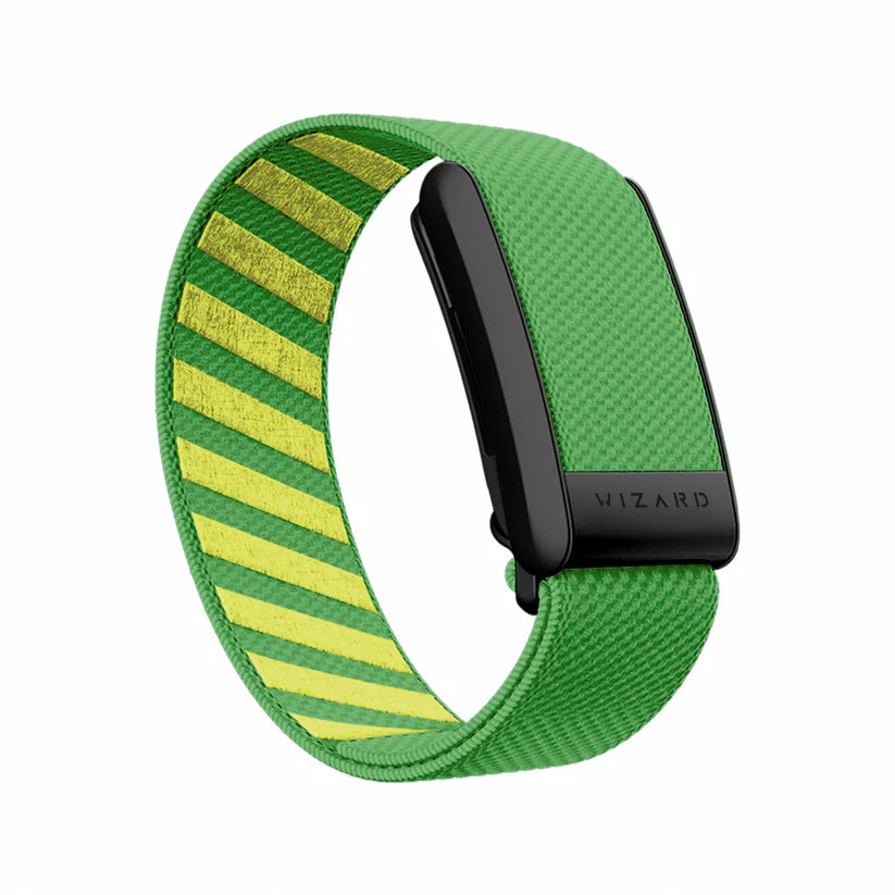 Wizard Whoop Band - Balck Lime Green