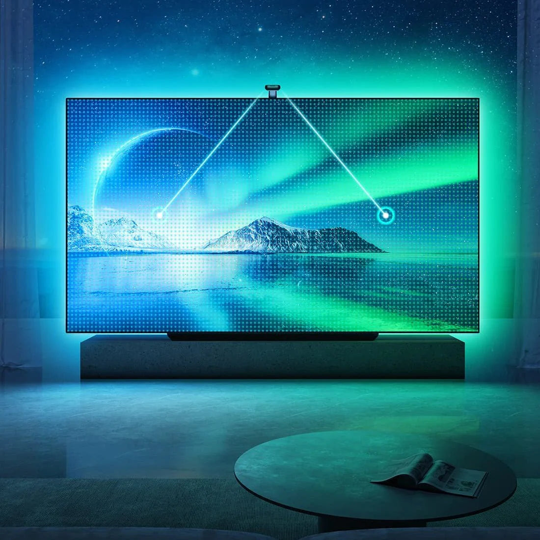 Govee Envisual Tv Backlight T2 With Dual Cameras 55