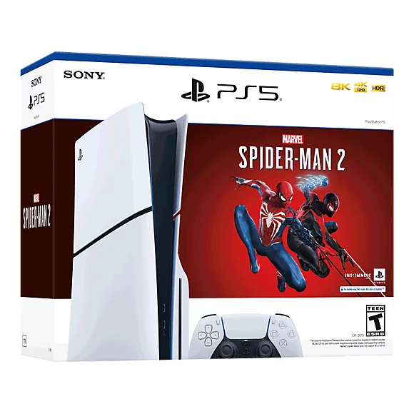 Sony PlayStation 5 Slim Console Spider-Man 2 Bundle