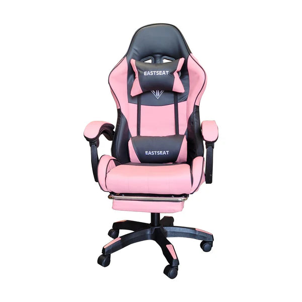 East Seat Gaming Chair with Foot Rest YT-727 - Pink