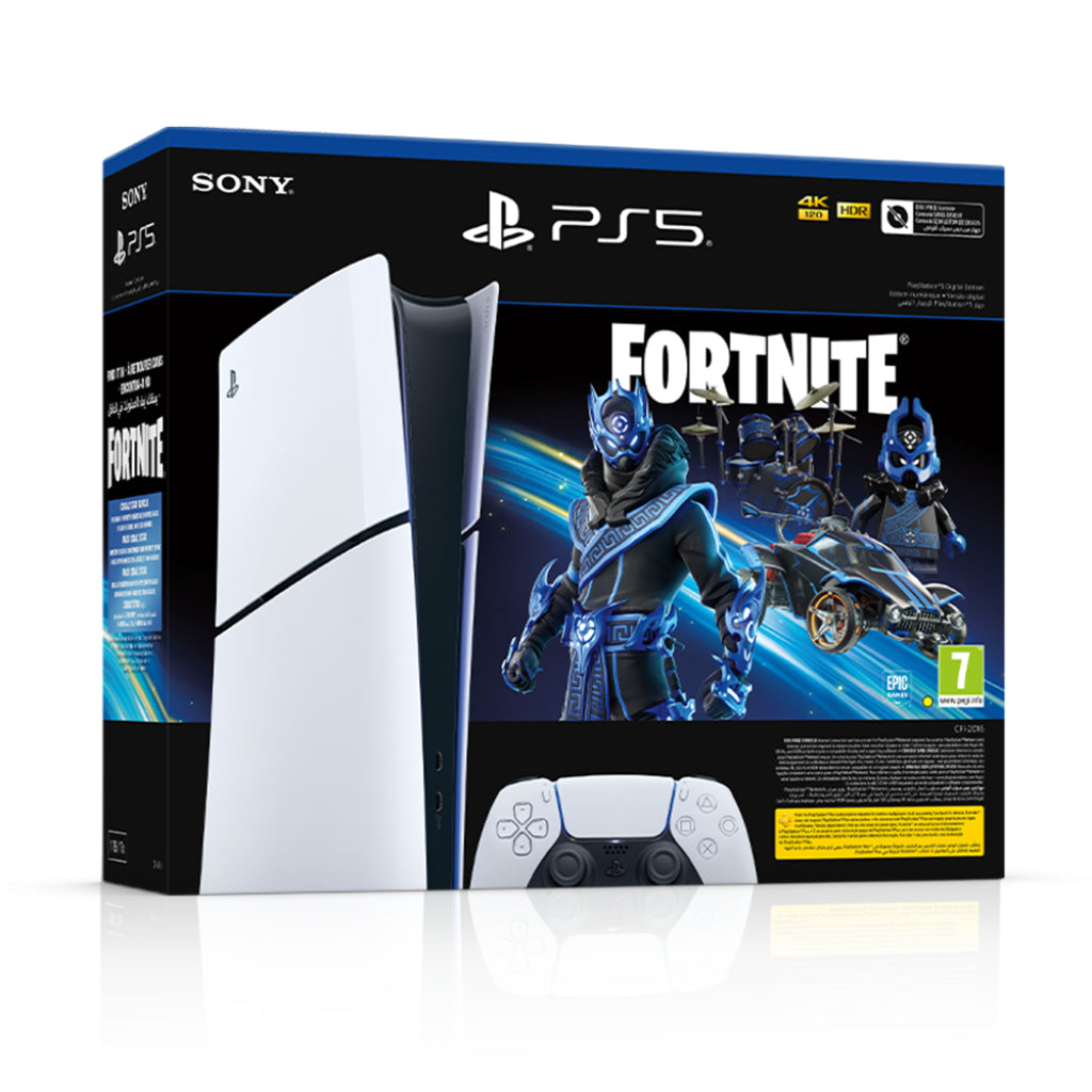 Sony PlayStation 5 Slim Fortnite Cobalt Star Bundle - Digital Edition