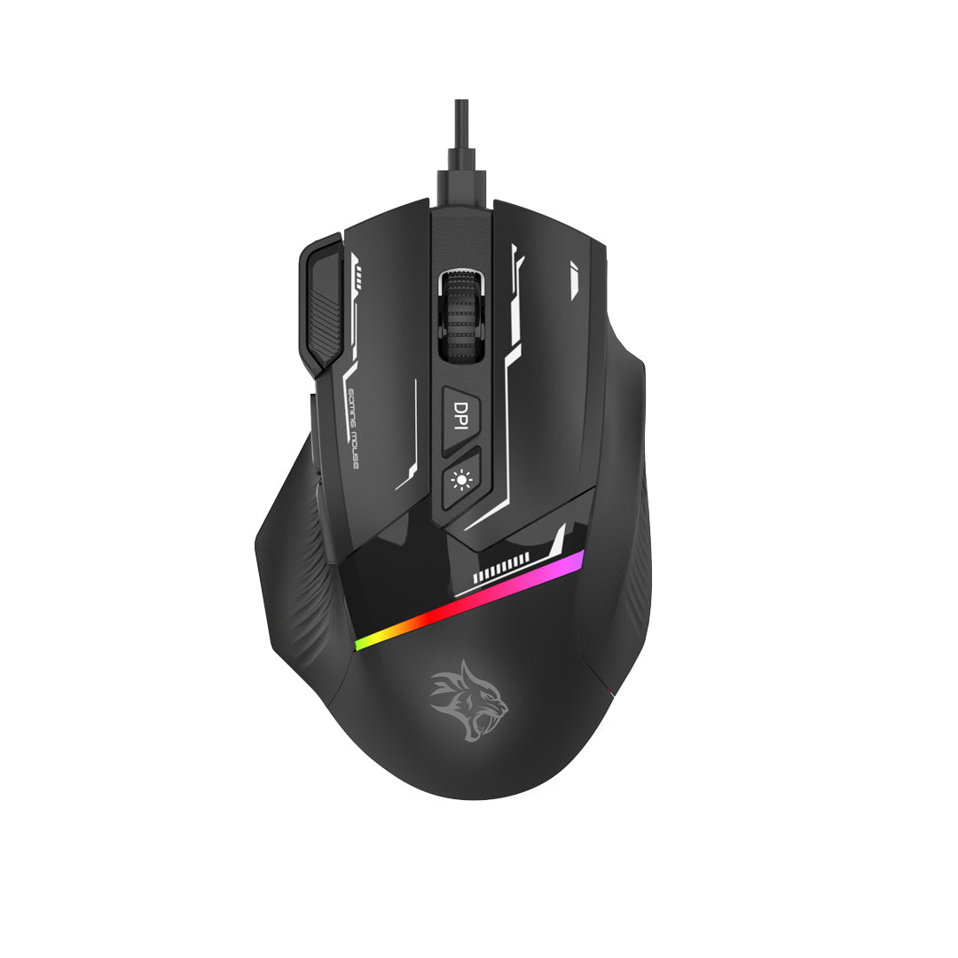 Porodo Gaming 8D RGB Wired Mouse - PDX321
