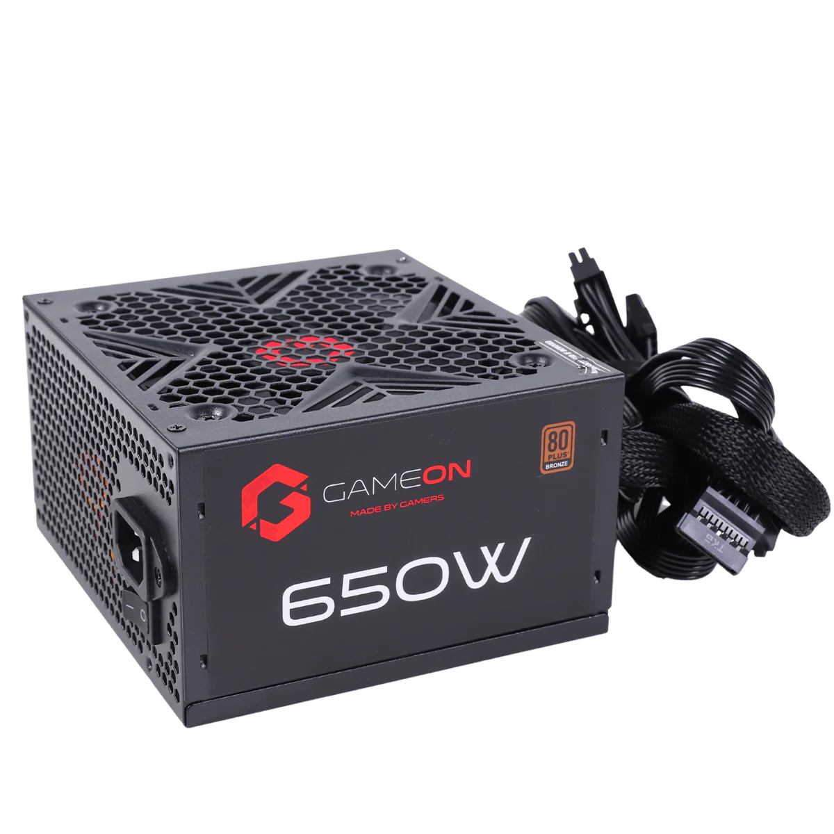 GAMEON - SPY2 ATX 650 WATTS 80 PLUS BRONZE Value Gaming Power Supply-SPY2ATX650W