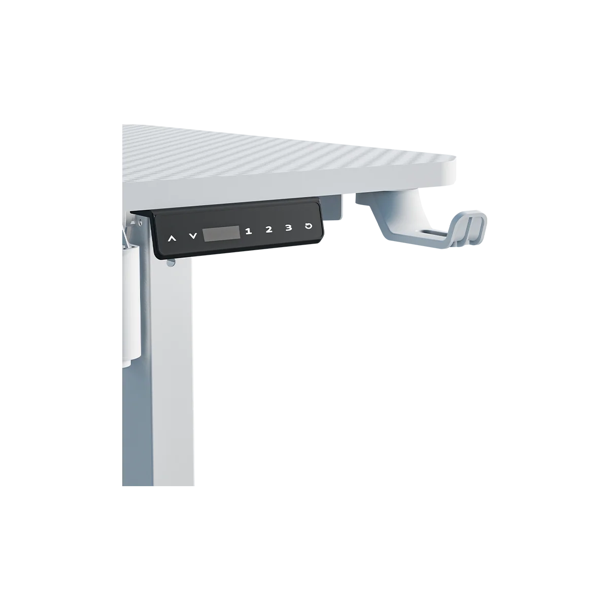 Twisted Minds Height adjustable Gaming Desk - White - TM-PARADOX120-W