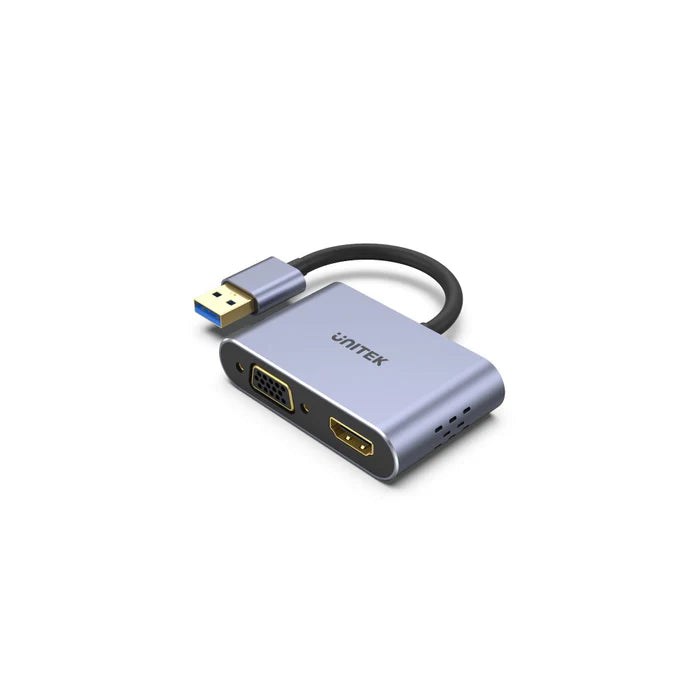 Unitek USB 3.0 to HDMI and VGA Adapter - V1304A
