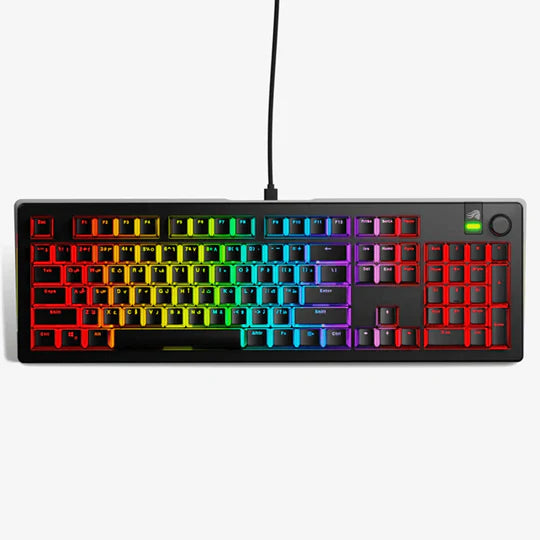 Glorious GMMK 3 Prebuilt Wired Gaming Keyboard 100% Black - Arabic|GMMK3-100-PB-FOX-W-BLK-AR