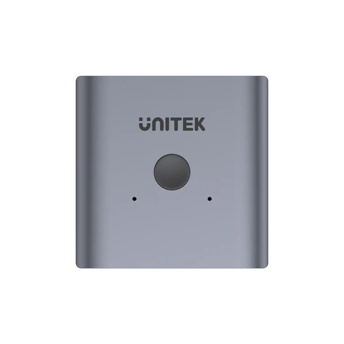 Unitek 4K Aluminium Switch 2-To-1 Bi-Directional, 4K Ultra-HD@60Hz Resolution, Space Grey | V1127A