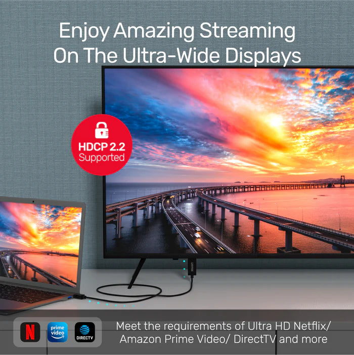 Unitek 4K 30Hz Mini DisplayPort to HDMI 1.4 Cable - V1152A