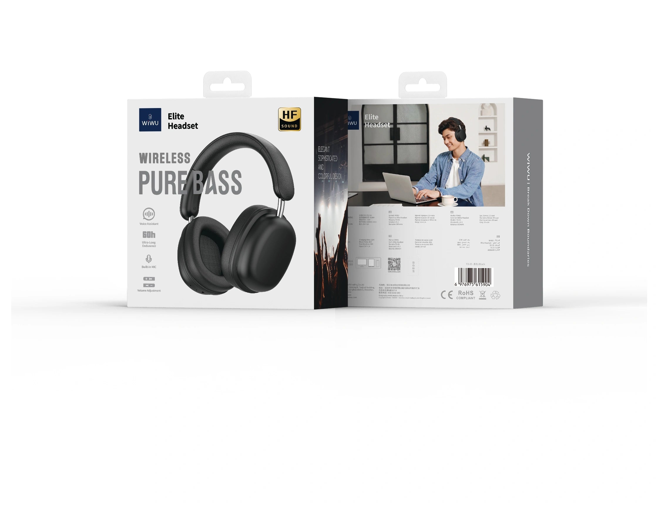 wiwu elite headset TD 05 Khaki
