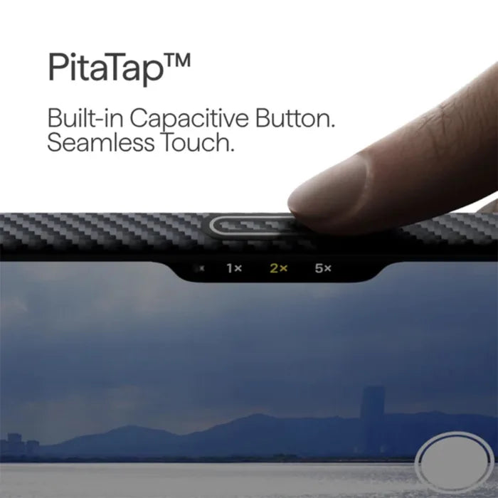 Pitaka iPhone 17 Pro Case - Black/Grey
