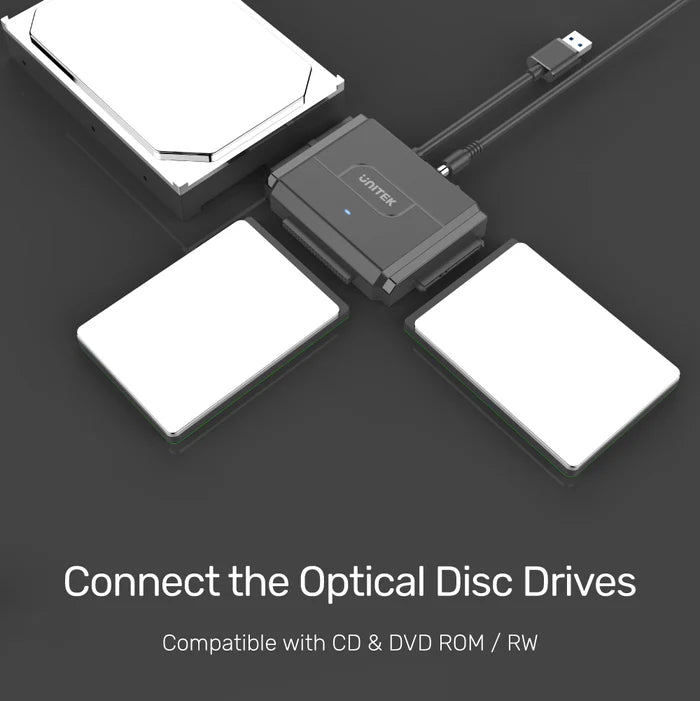 Unitek USB 3.0 to SATA II & IDE HDD & SSD Adapter Y-3324