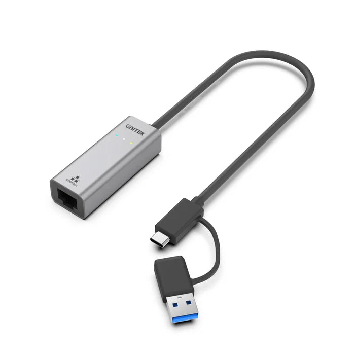 Unitek USB-C / USB-A to Gigabit Ethernet Adapter - Y-3465A
