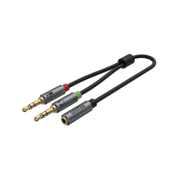 3.5mm AUX Audio Cable with Two Male Jack For Audio In & Out Unitek