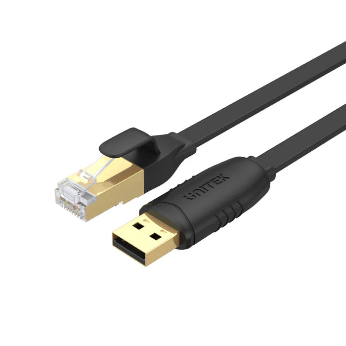 Unitek USB 2.0 to RJ45 Console Rollover Flat Cable 1.8m - Y-SP02001B