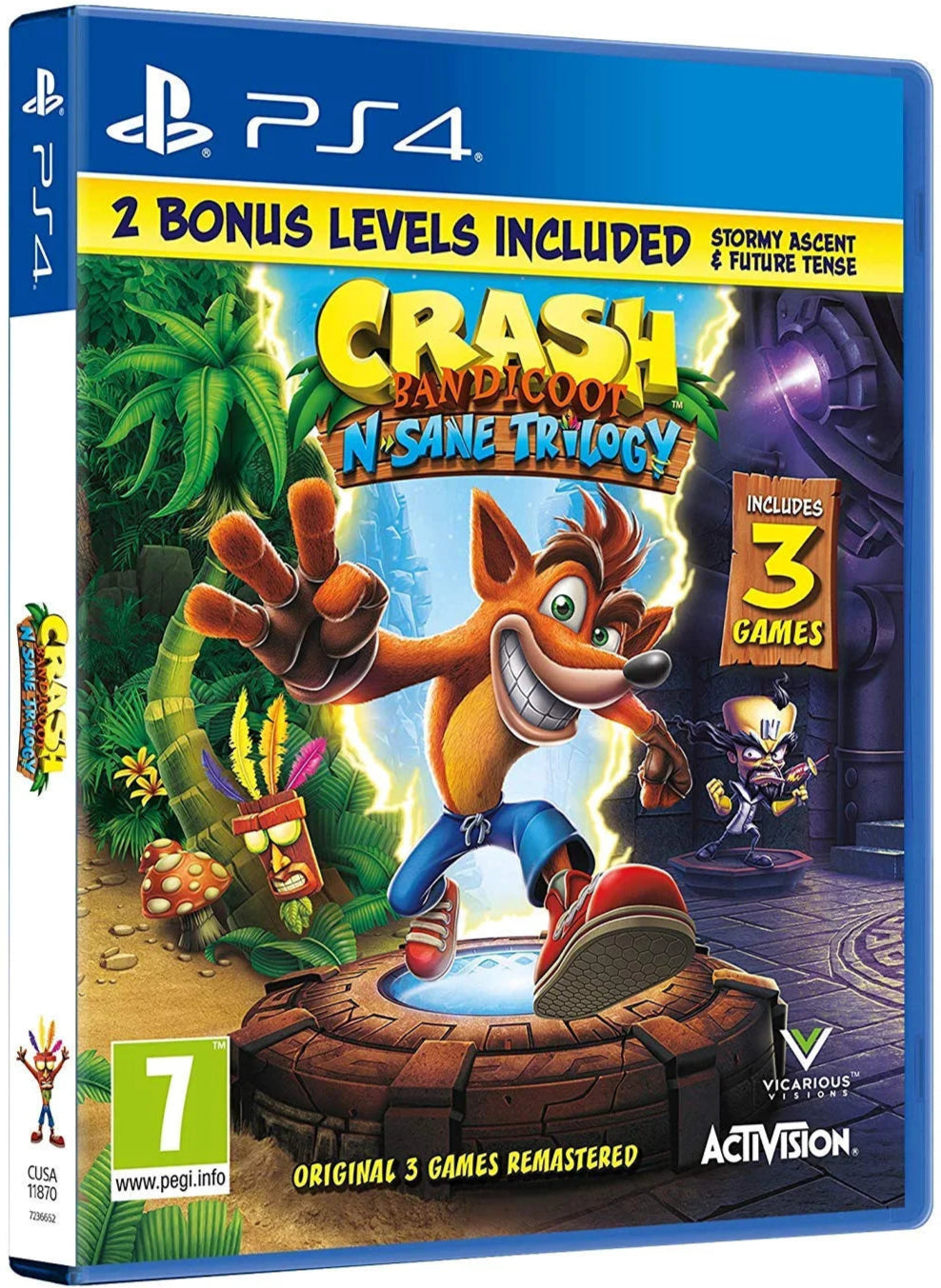 Crash Bandicoot N. Sane Trilogy -PS4