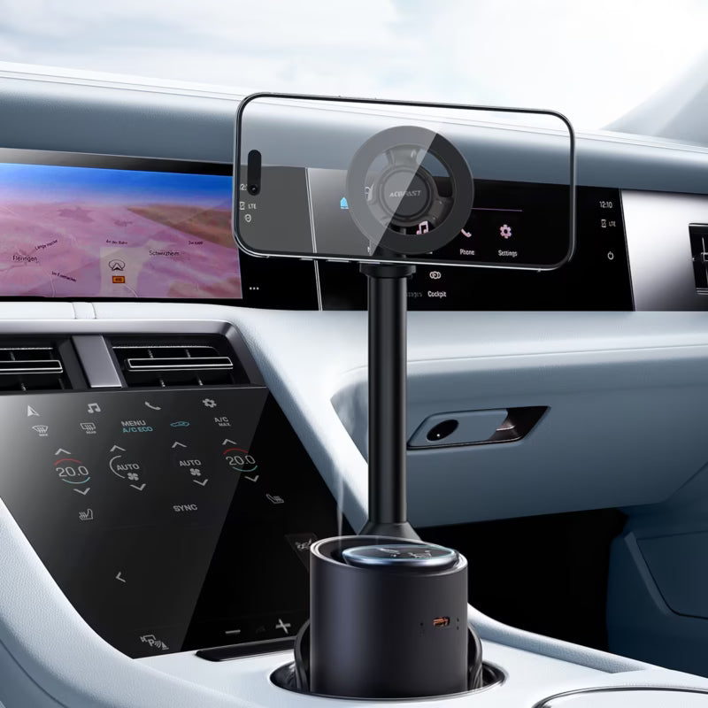 Car Mount Magnetic  CUP Holder D71 -ACEFAST -BLACK