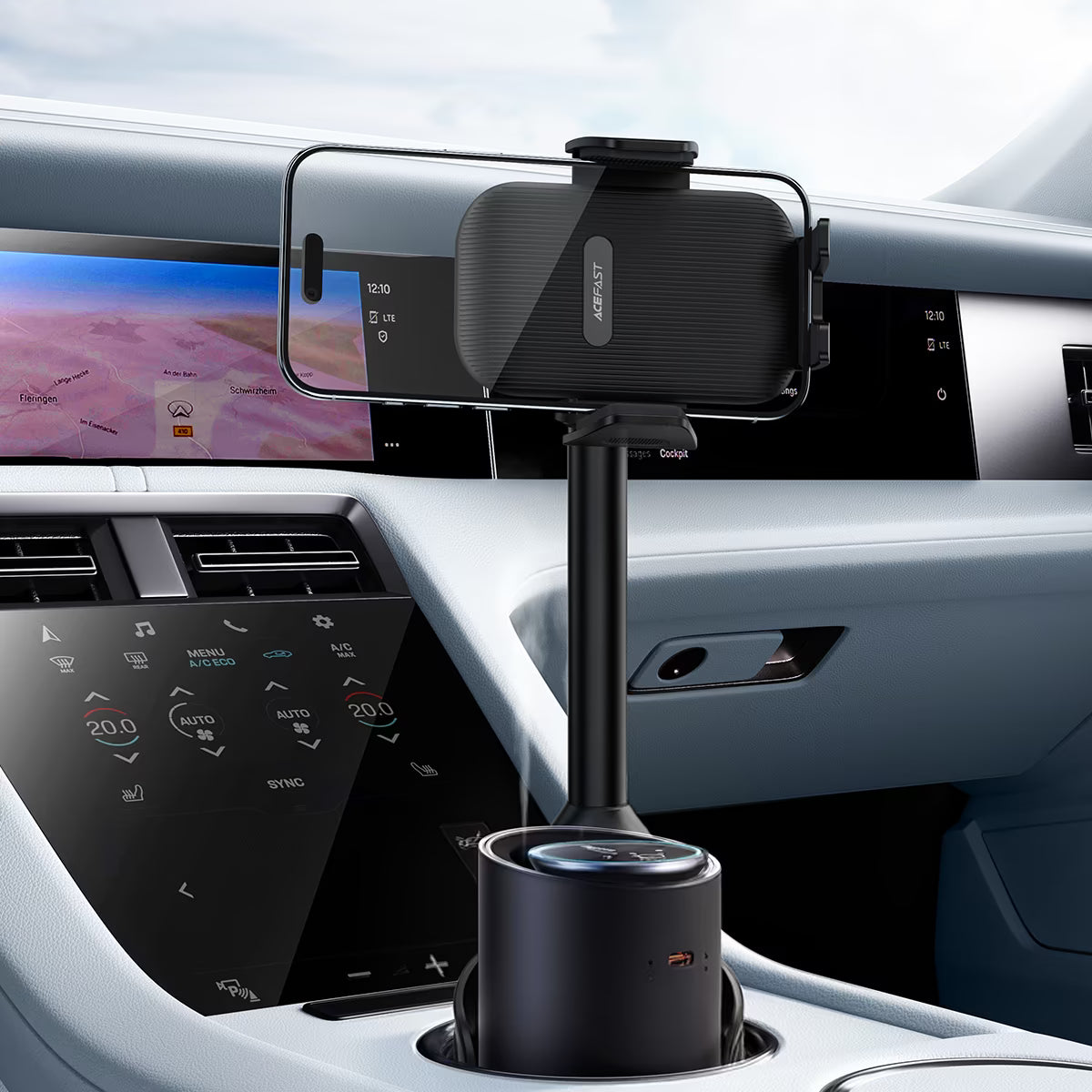 acefast Car Mount cup Holder D72 -black