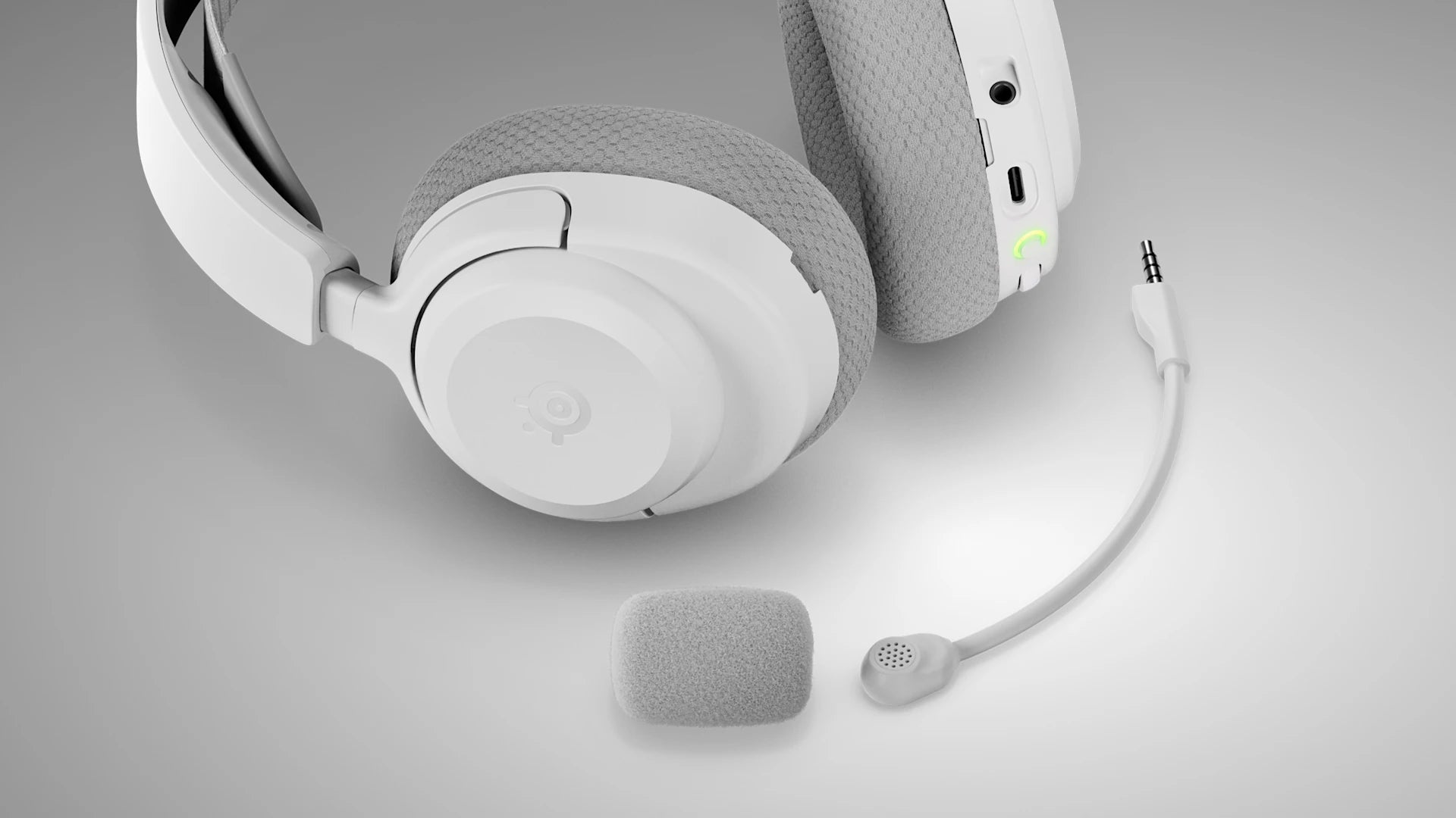 SteelSeries Arctis Nova 3P Wireless Multi-Platform Gaming Headset-White