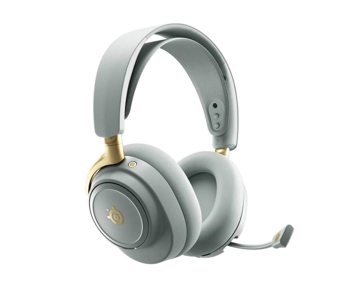 SteelSeries Arctis Nova Elite - Hi-Res Wireless Gaming Headset — Sage Gold