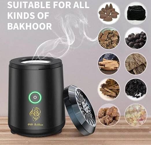 Bakhoor, Small Chargeable Electric Burner Resin Burner Office & Home Dcor Arabia Incense/Bakhoor Burner -AXER AX14