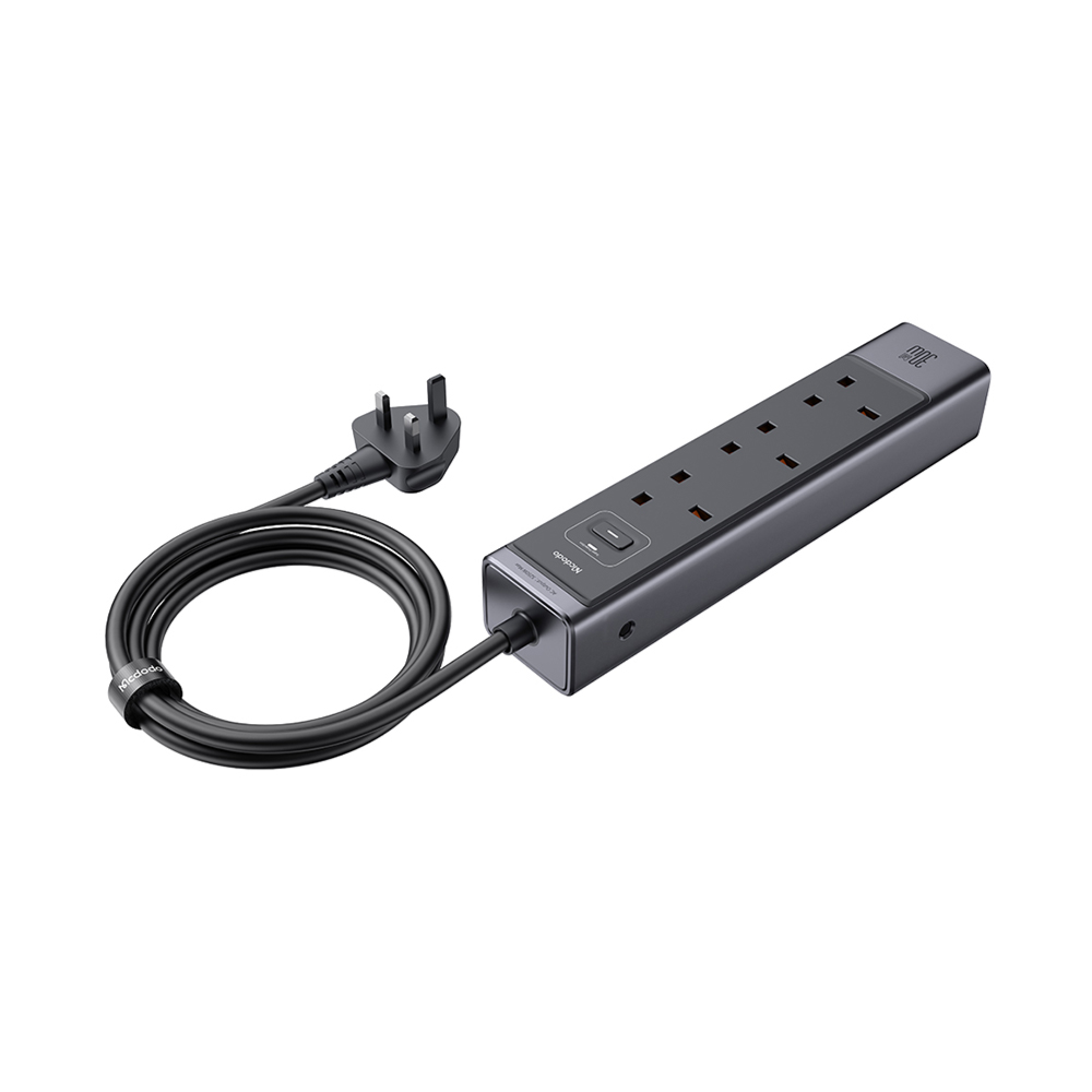Mcdodo 6-in-1 30W GaN Surge Protection Power Strip