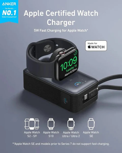 Anker MagGo Power Bank (10K, 35W, For Apple Watch)