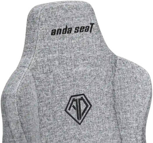 AndaSeat Novis Series Gaming Chair,Linen Fabric, XL Size, Ash Gray | AD23-XL-01-G-F