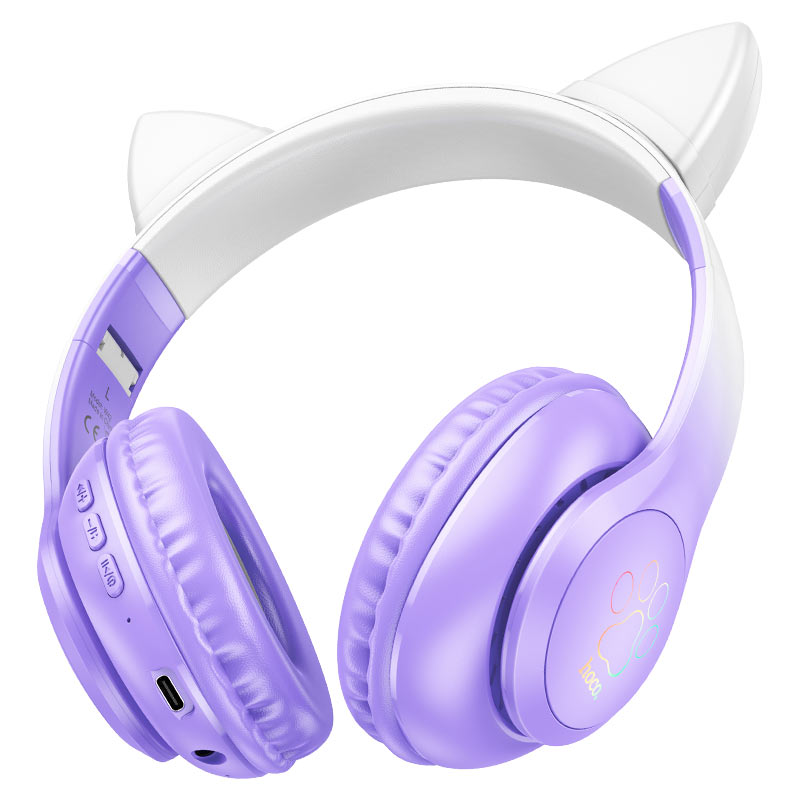 Hoco W42 Cat Ear Wireless And Wired Headphone