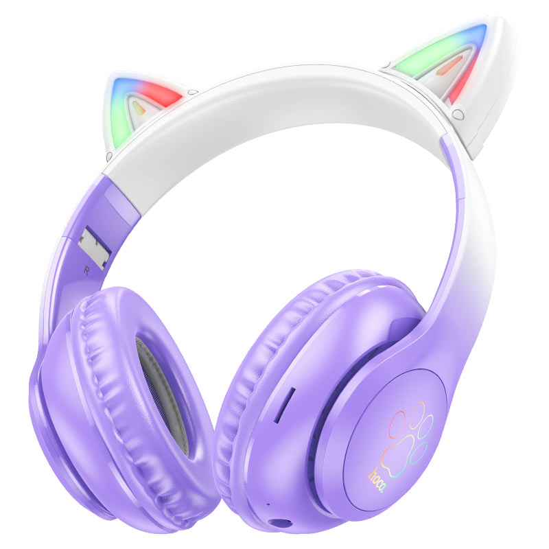 Hoco W42 Cat Ear Wireless And Wired Headphone