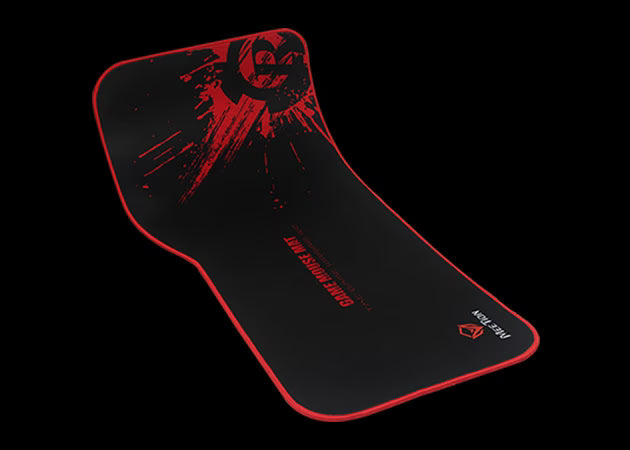 Meetion Mt-P100 Longer Rubber Square Gaming Mouse Pad - Black