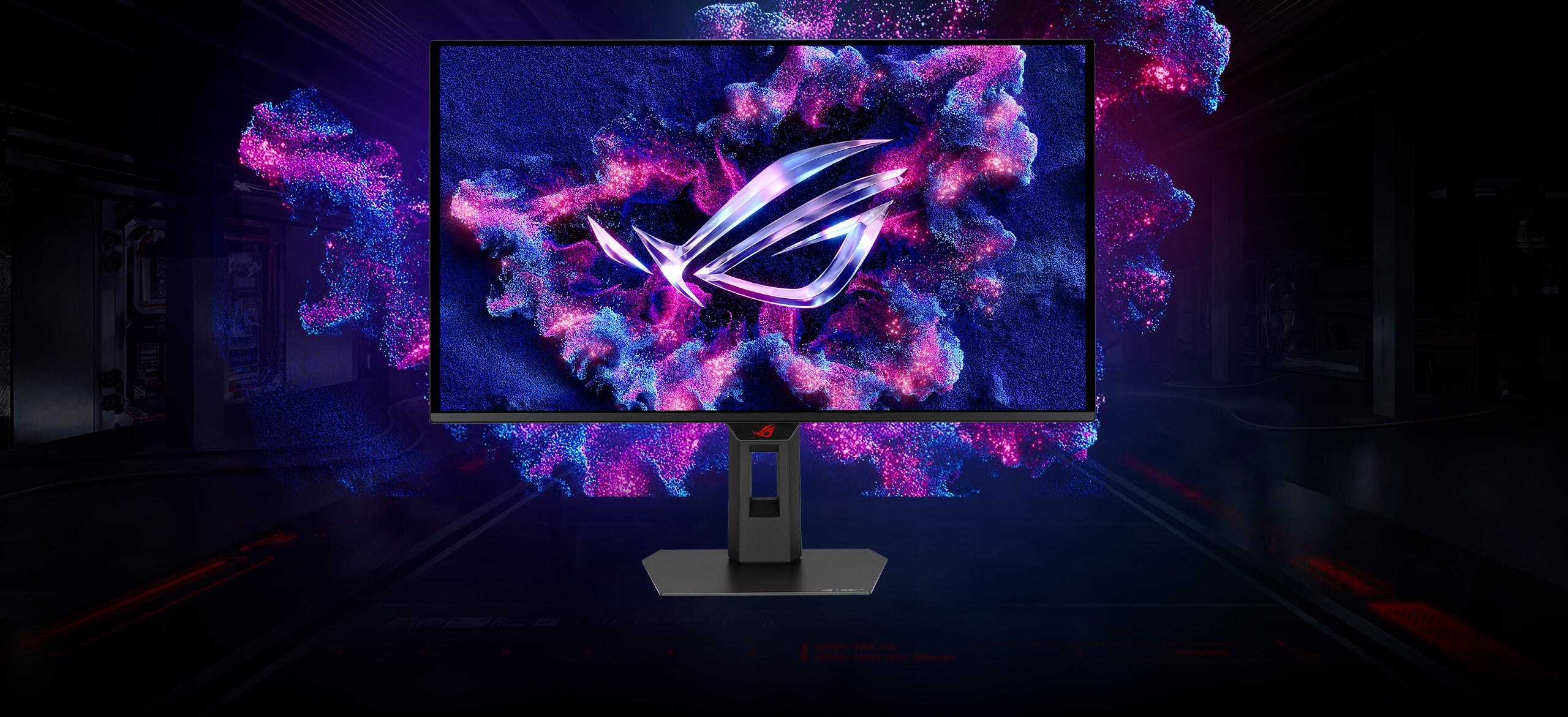 ASUS ROG Strix OLED gaming monitor - 27-inch 4K (3840 x 2160) Tandem QD-OLED panel, 240 Hz, 0.03 ms, G-SYNC® compatible, OLED Care Pro-XG27UQDMS