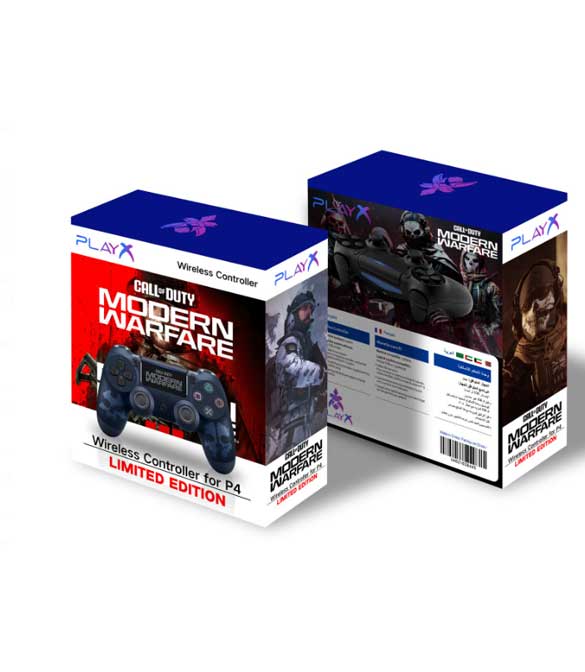 Play X Wireless Controller Ps4 - Call Of Duty Modern Warfare Limited Edition