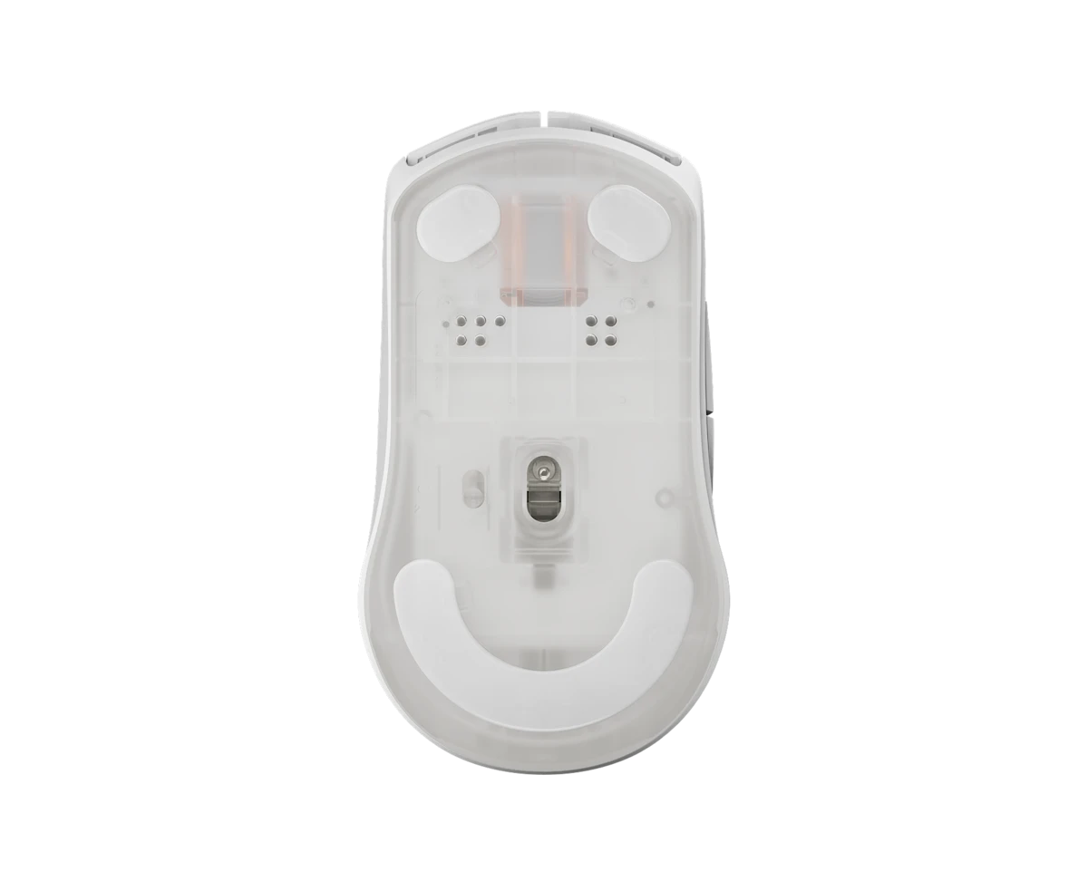 SteelSeries Rival 3 Gen 2 Wireless Mouse, Symmetrical Shape, 6 Buttons,2.4GHz / Bluetooth Connection, White | 62524