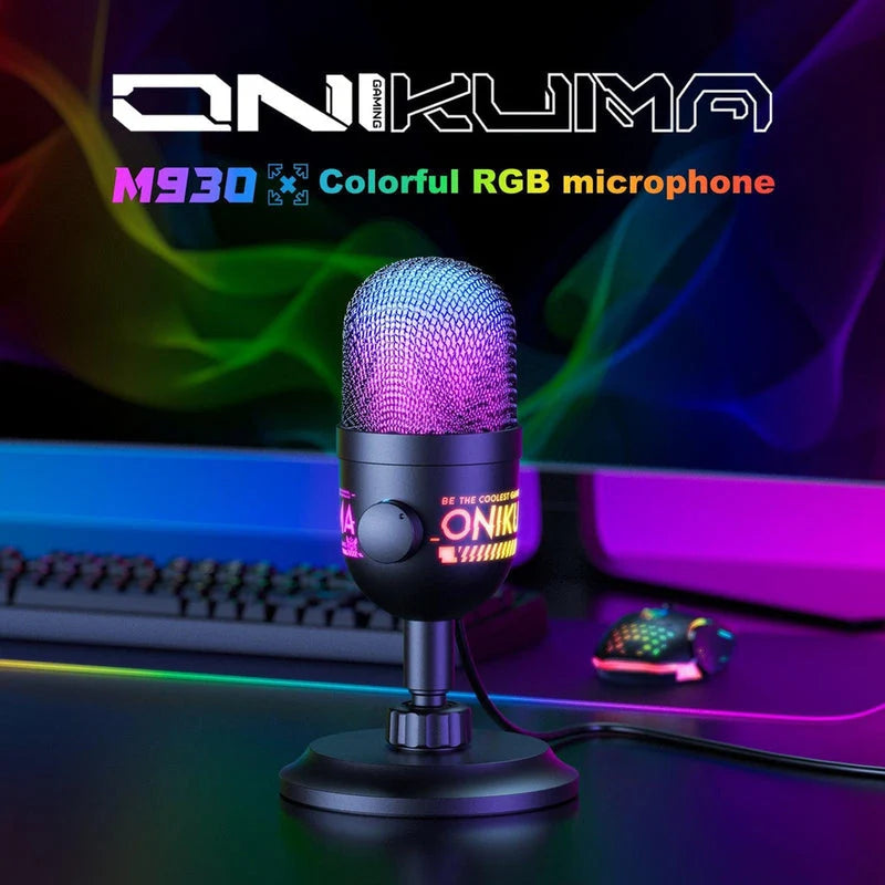 Onikuma M930 USB Condenser Gaming Mic