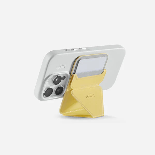 MOFT Magnetic Wallet Stand  Angle Adjustment & Magsafe Compatible Phone Stand-MS007MP-1-ME-PNCT - Wonder Yellow