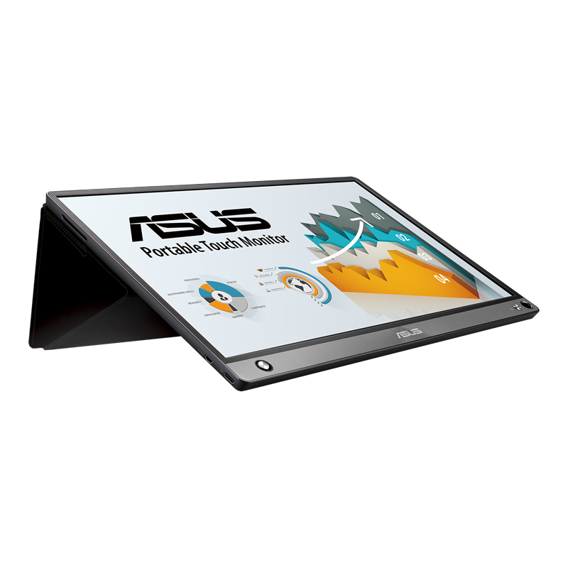 ASUS ZenScreen Touch USB portable monitor — 16 inch, IPS, Full HD, 10-point Touch MB16AMT